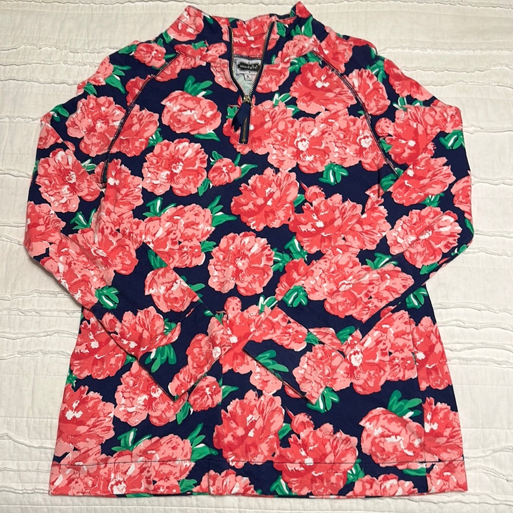 Mud pie Quarter Zip Size S